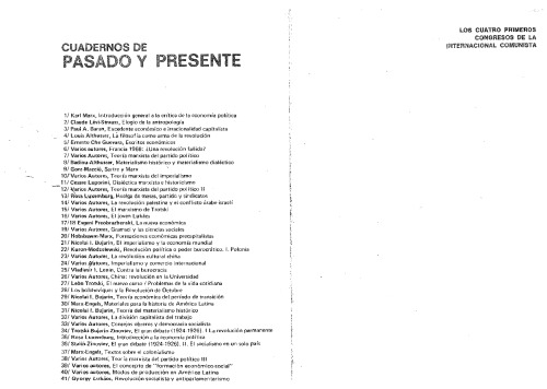 Los Cuatro Primeros Congresos de la Internacional Comunista - II Parte