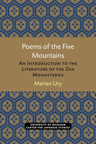 Poems of the Five Mountains: An Introduction to the Literature of the Zen Monasteries