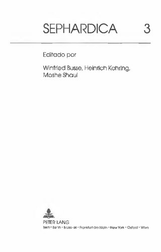 Geografía lingüística del Judeoespañol: estudio sincrónico y diacrónico