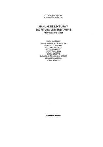 Manual de lectura y escritura universitarias