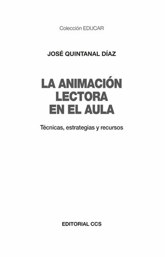 La animació lectora en el aula (Educar)