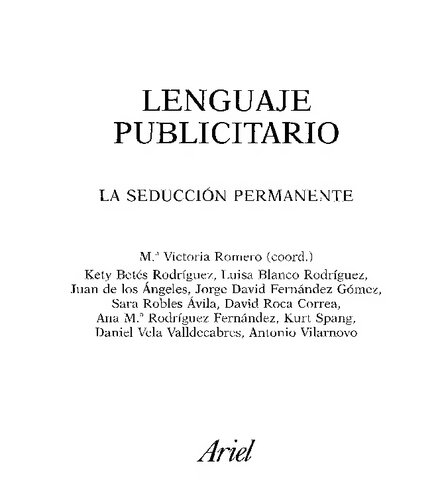 Lenguaje Publicitario