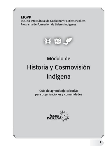 Modulo De Historia Y Cosmovision Indigena