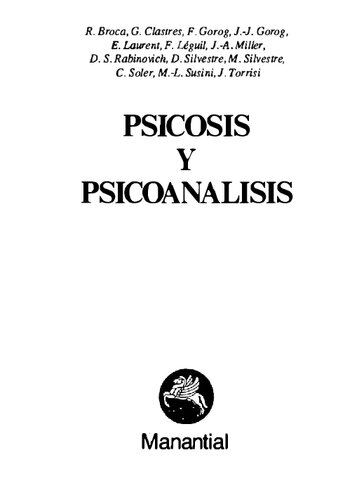Psicosis Y Psicoanalisis