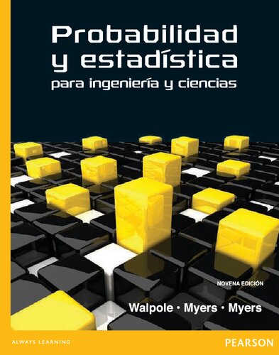 Probabilidad y estadística para ingeniería y ciencias