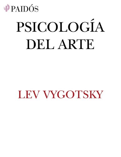 Psicología del arte (Spanish Edition)