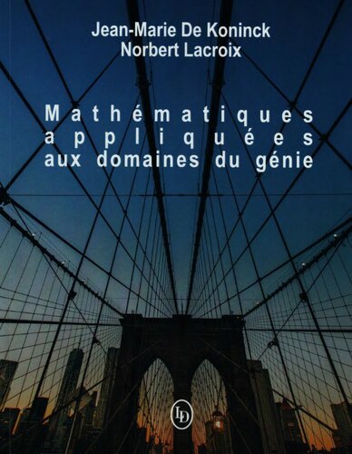 Mathématiques appliquées aux domaines du génie