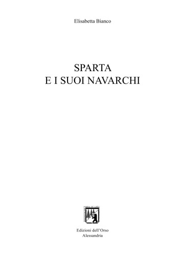 Sparta e i suoi navarchi