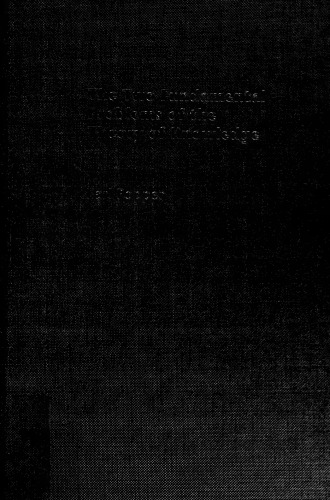 The Two Fundamental Problems of the Theory of Knowledge