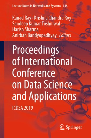 Proceedings of International Conference on Data Science and Applications: ICDSA 2019