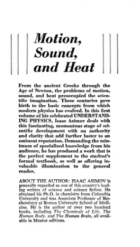 Understanding Physics: - Motion, Sound, and Heat