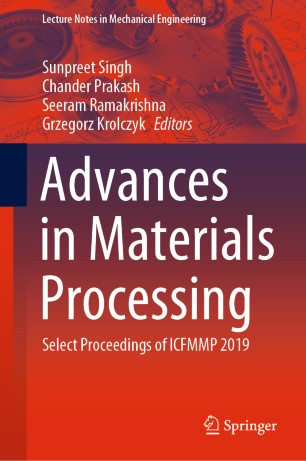 Advances in Materials Processing : Select Proceedings of ICFMMP 2019