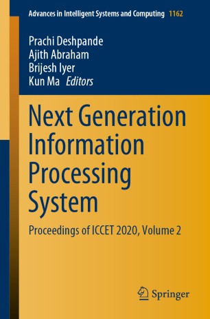 Next Generation Information Processing System: Proceedings of ICCET 2020, Volume 2
