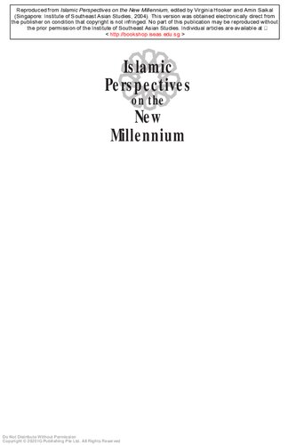 Islamic perspectives on the new millennium