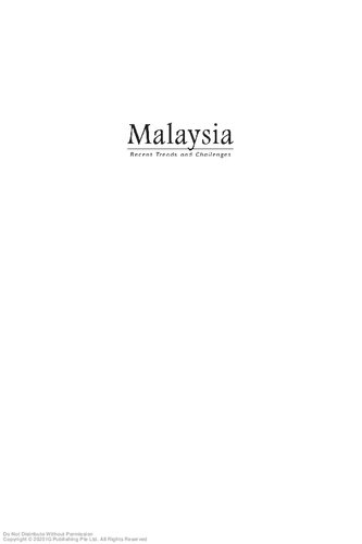 Malaysia : Recent Trends and Challenges