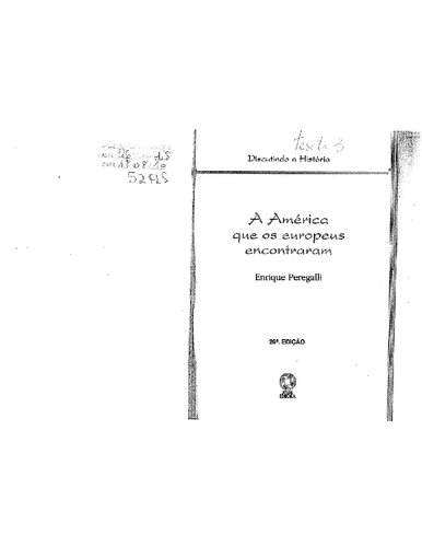 A America que os europeus encontraram