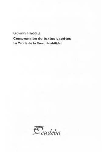 Comprension De Textos Escritos