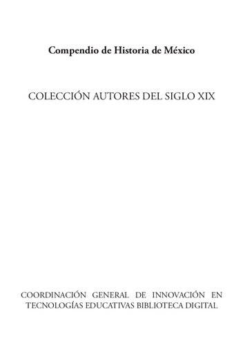 Compendio De La Historia De Mexico