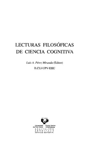 Lecturas Filosoficas De Ciencia Cognitiva