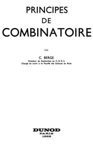 Principes de combinatoire