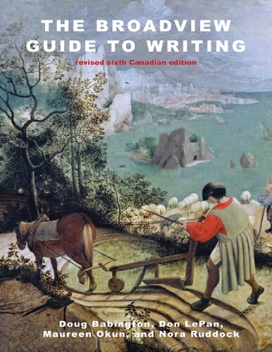The Broadview Guide to Writing - Revised Canadian Sixth Edition