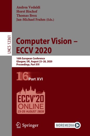 Computer Vision – ECCV 2020: 16th European Conference, Glasgow, UK, August 23–28, 2020, Proceedings, Part XVI