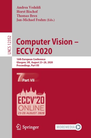 Computer Vision – ECCV 2020: 16th European Conference, Glasgow, UK, August 23–28, 2020, Proceedings, Part VII