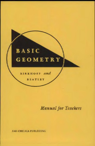 Basic geometry: Manual for teachers