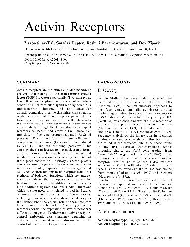 Activin Receptors
