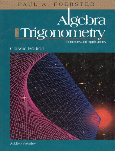 Algebra and Trigonometry: Functions and Applications