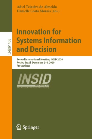 Innovation for Systems Information and Decision: Second International Meeting, INSID 2020, Recife, Brazil, December 2–4, 2020, Proceedings