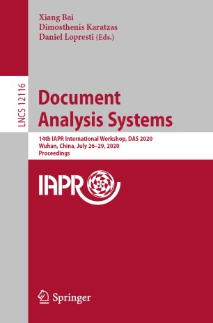 Document Analysis Systems: 14th IAPR International Workshop, DAS 2020, Wuhan, China, July 26–29, 2020, Proceedings