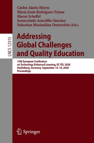 Addressing Global Challenges and Quality Education: 15th European Conference on Technology Enhanced Learning, EC-TEL 2020, Heidelberg, Germany, September 14–18, 2020, Proceedings