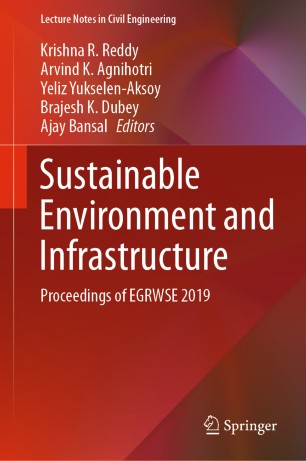 Sustainable Environment and Infrastructure: Proceedings of EGRWSE 2019