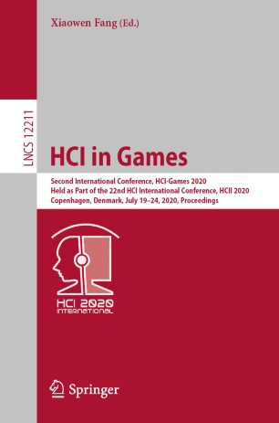 HCI in Games: Second International Conference, HCI-Games 2020, Held as Part of the 22nd HCI International Conference, HCII 2020, Copenhagen, Denmark, July 19–24, 2020, Proceedings