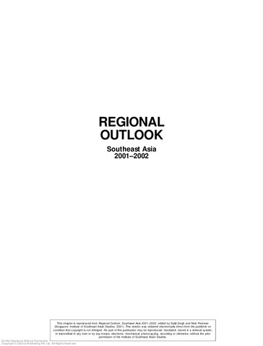 Regional outlook : Southeast Asia, 2001-2002