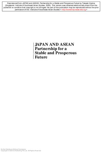 Japan and ASEAN: Partnership for a stable and prosperous future