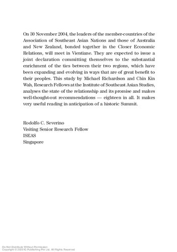 Australia-New Zealand & Southeast Asia relations : an agenda for closer cooperation