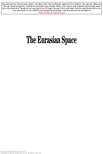 The Eurasian space : far more than two continents