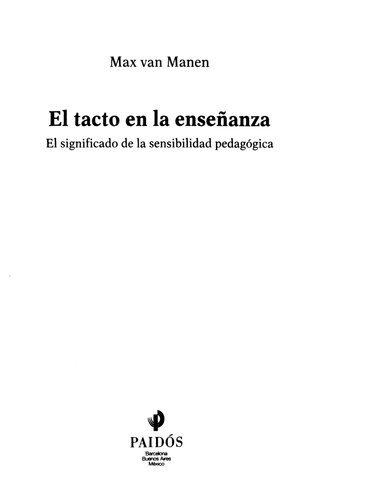 El Tacto En La Enseñanza