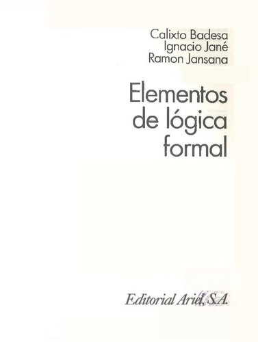 Elementos de lógica formal
