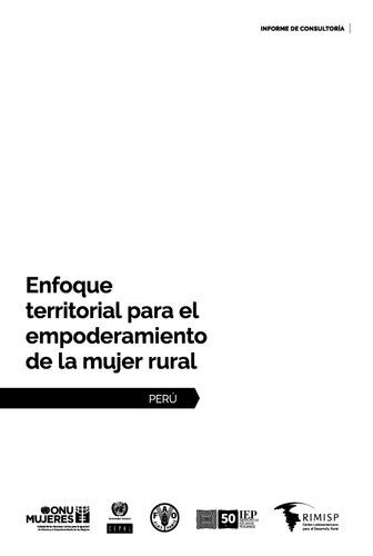 Enfoque territorial para el empoderamiento de las mujeres rurales: Perú