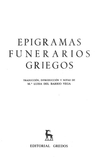 Epigramas funerarios griegos
