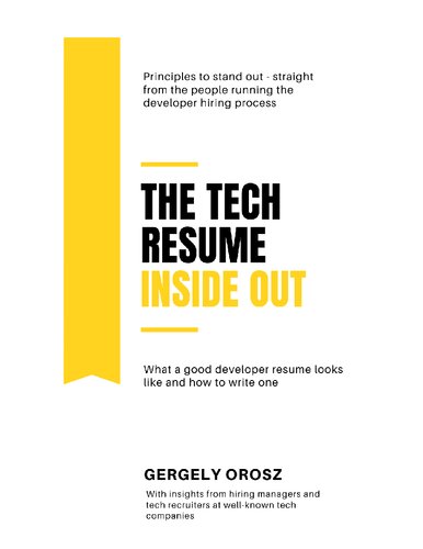 The Tech Resume Inside Out