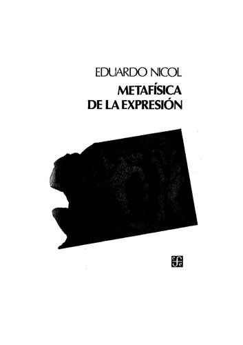 Metafísica de la expresión