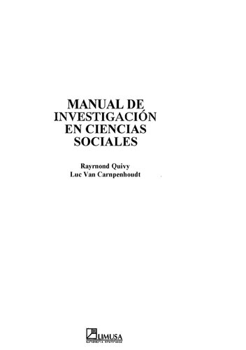 Manual de Investigacion en Ciencias Sociales