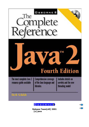 Java 2: The complete reference