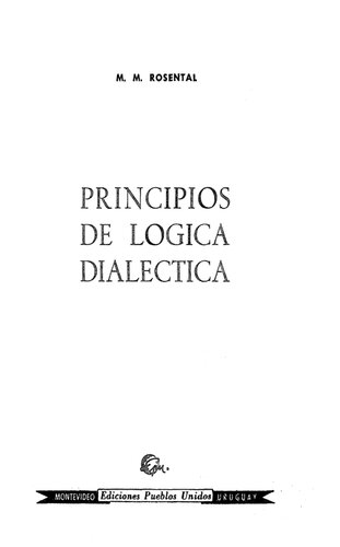 Principios De Logica Dialectica