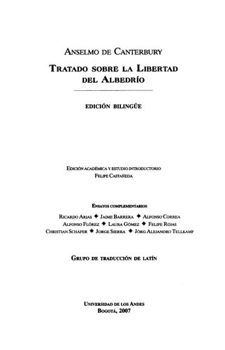 Tratado sobre la libertad del albedrio