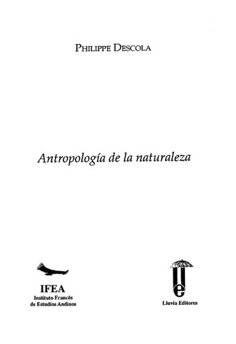 Antropologia De La Naturaleza